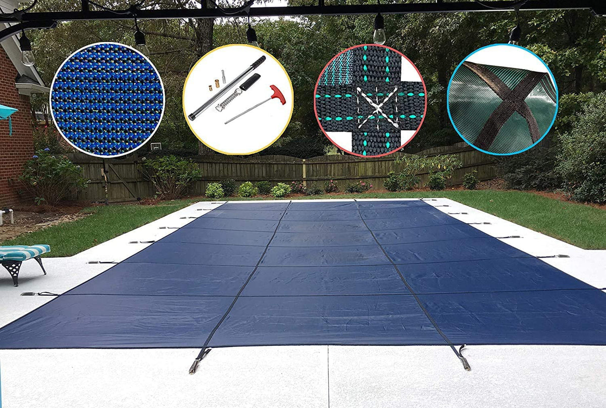 Inground Mesh Pool Safety Cover 20' x 30' Rectangle G894350