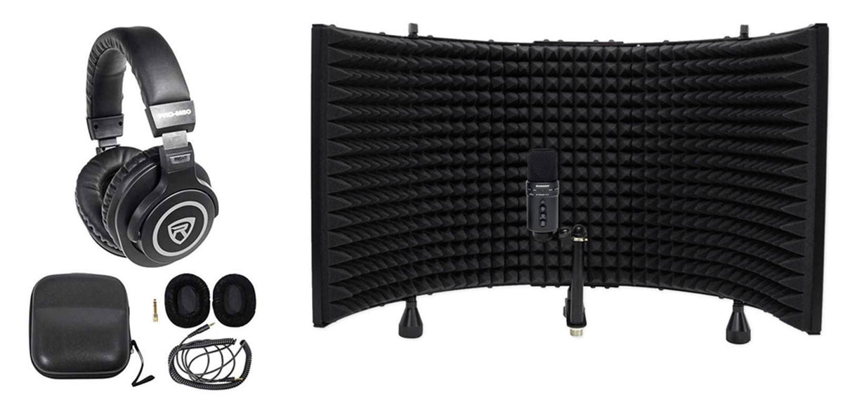 USB Podcast Microphone with Headphones A8525