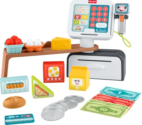 Toddler Learning Toy Cash Register Play Store with 20 Pieces O600