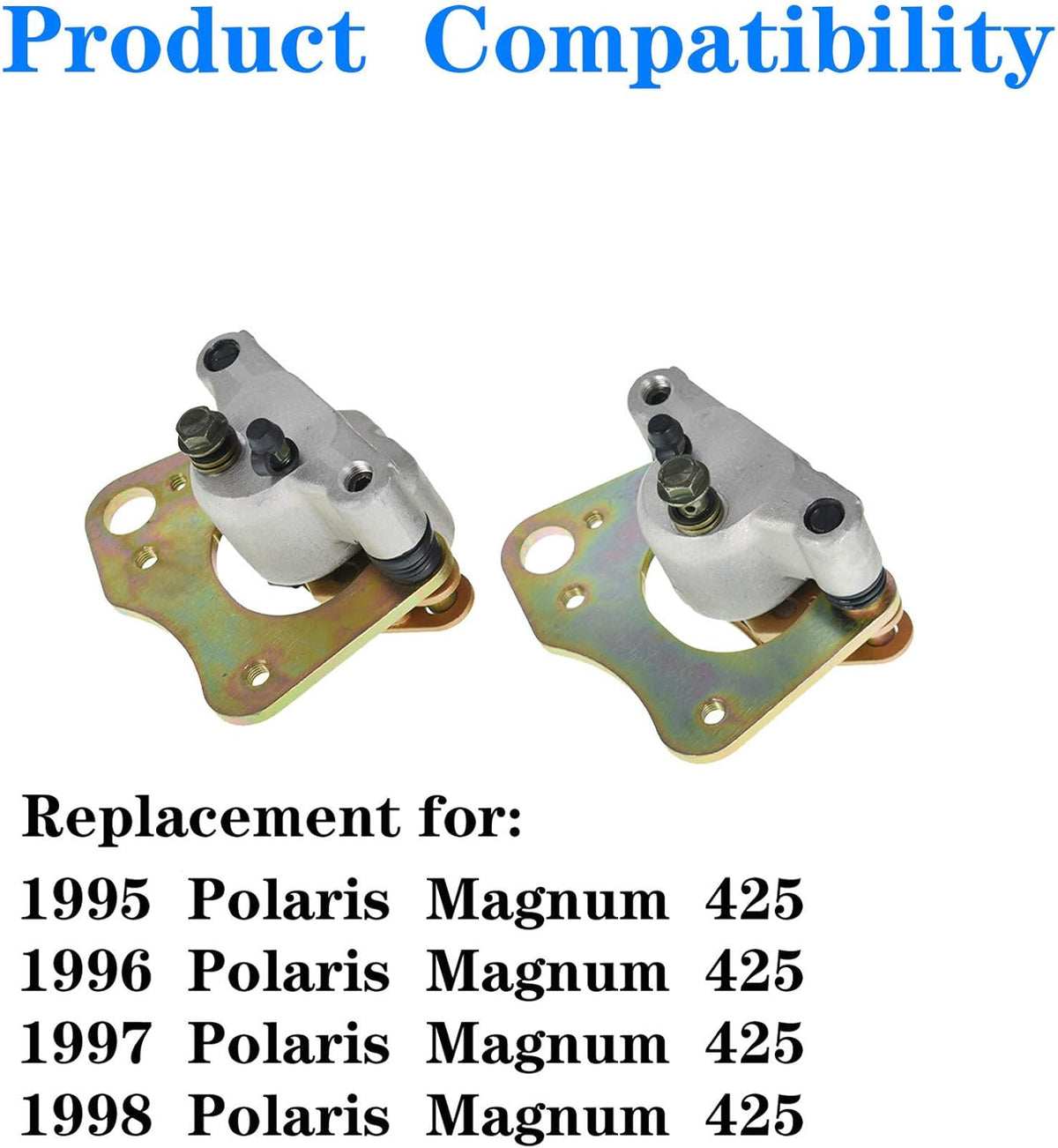 Front Left Right Brake Caliper Pad Set Pack of 2 V2192