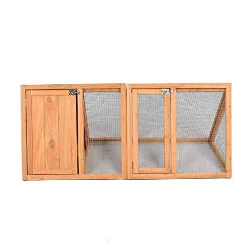 Wooden A-Frame Rabbit Hutch Chicken Coop F3532