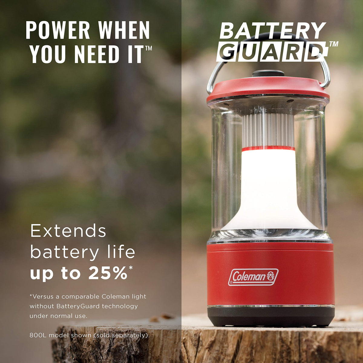 Coleman LED Lantern with BatteryGuard Technology F257
