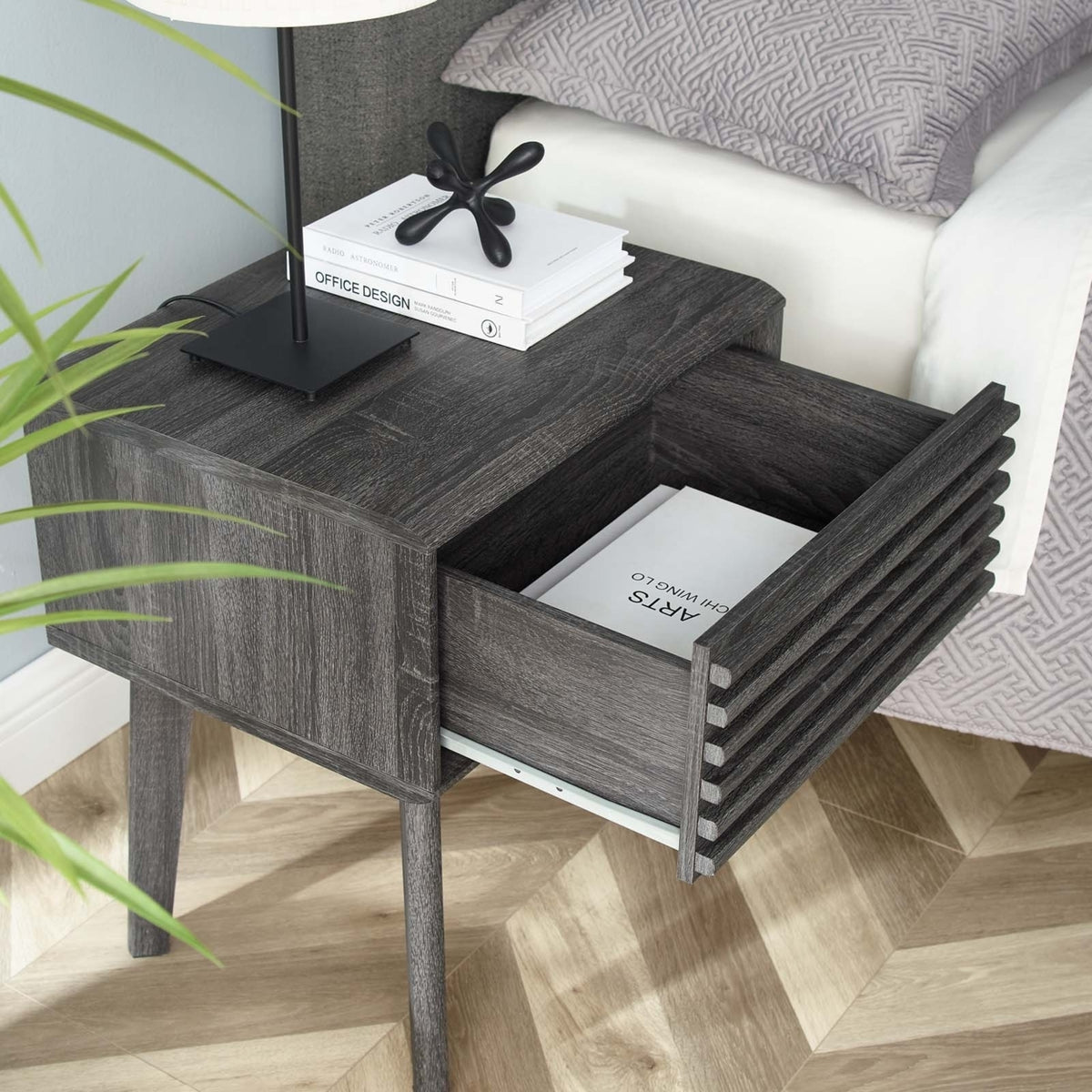 Charcoal End Table B998