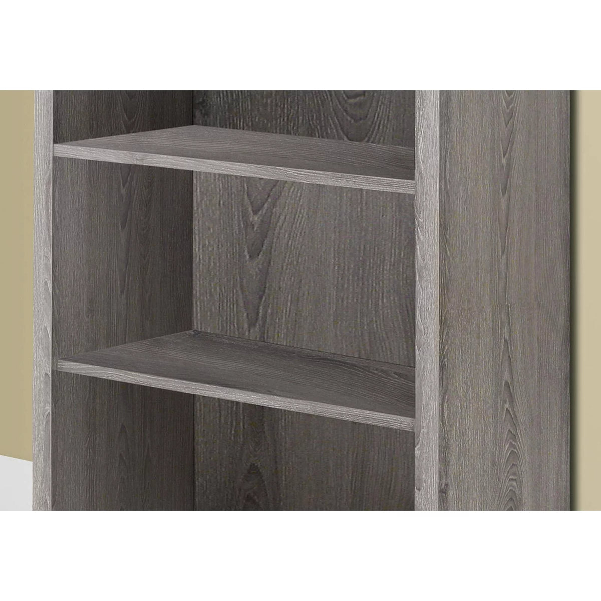 5 Tier White Bookshelf T995479