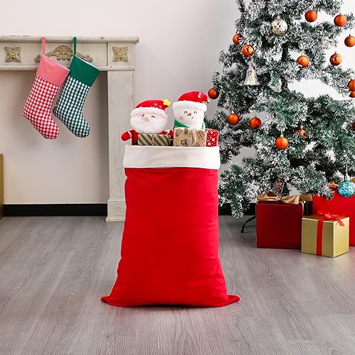 Large Canvas Christmas Gift Bag L3861