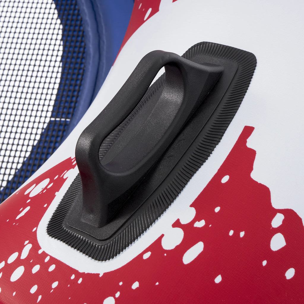 Inflatable American Flag 2 Person Pool Float with Cooler (2 Pack) M5572