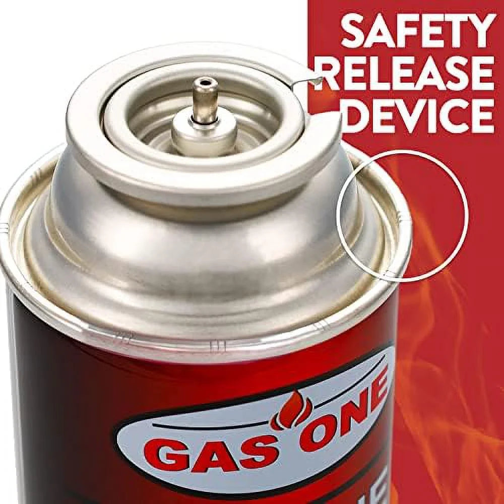 8Oz Camping Fuel Canisters for Portable Gas Stoves L70218