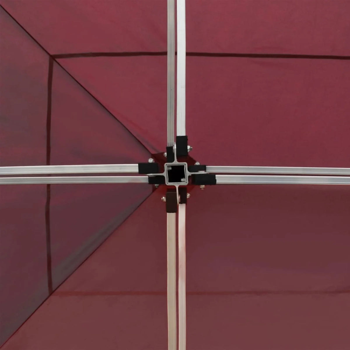 Wine Red Folding Party Tent Gazebo Canopy with Aluminium Frame L597