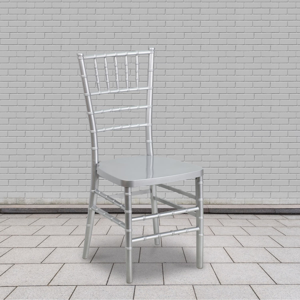 Silver Resin Stacking Chiavari Chair J7741