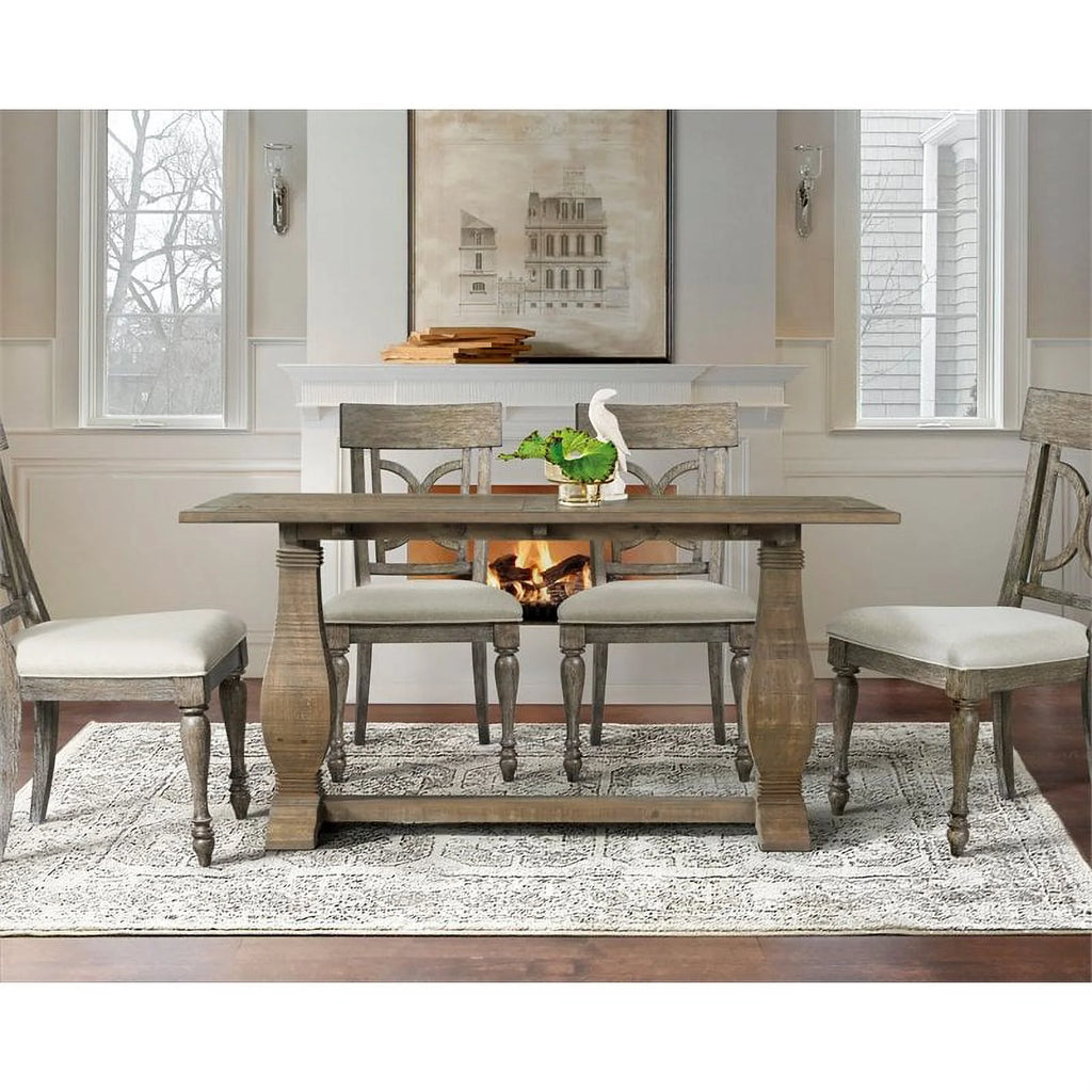 Reclaimed Natural Brown Solid Wood Flip Top Sofa Table L92336