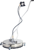 Stainless Steel Flat Surface Cleaner 24 for Power Pressure Washer Q407