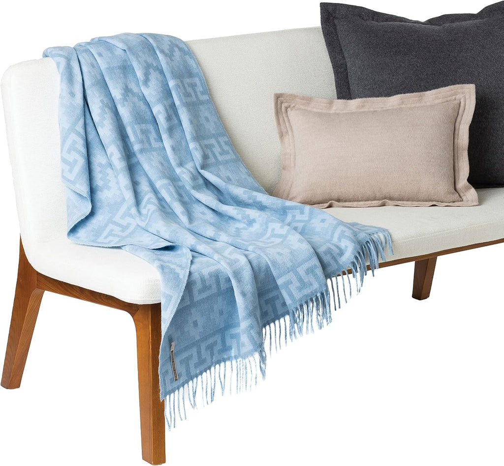 Blue Harbor Alpaca Wool Throw Blanket 51 x 71 Inch S336